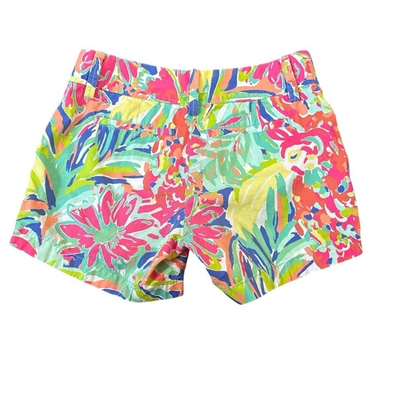 Lilly Pulitzer size 0 The Callahan‎ shorts 100% cotton Casa Banana resort - Picture 4 of 11